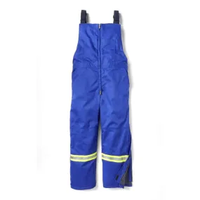 Rasco Men's Hi Vis Winter Bib Work Overalls - FR CSA 88% Cotton/12% Nylon Insulated Westex Ultrasoft Insulated Reflective | Sizes: S-5XL