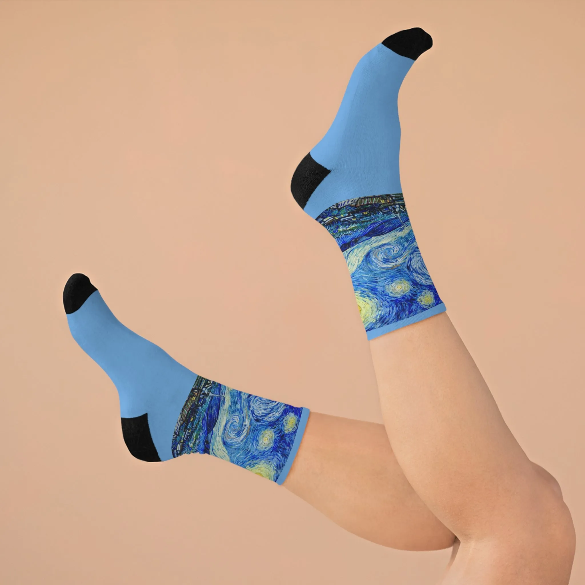 Recycled Poly Socks, Starry Nights