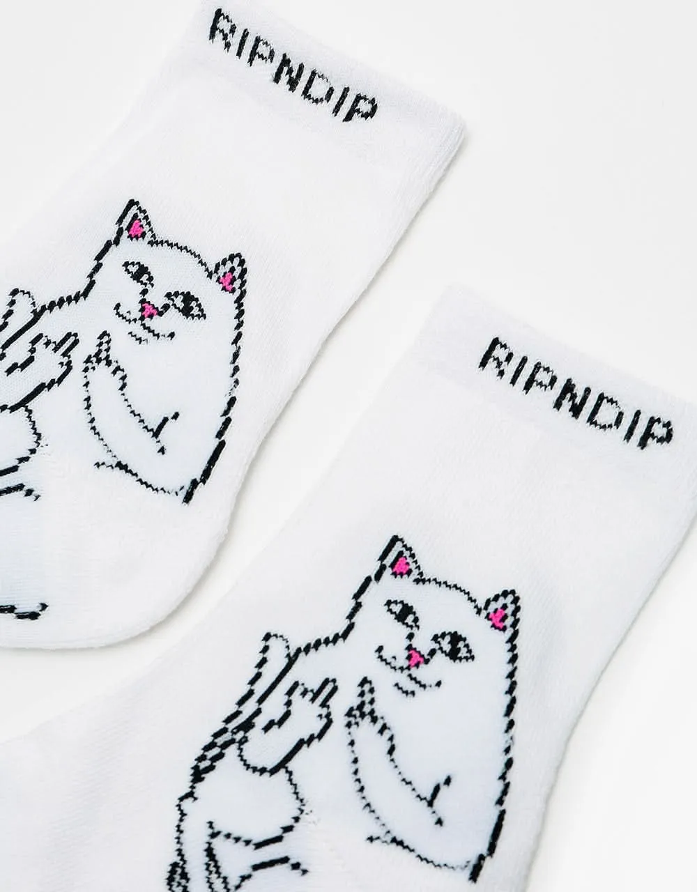 RIPNDIP Lord Nermal Mid Socks - White