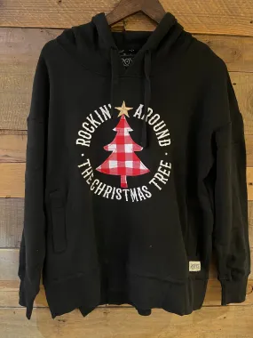 Rockin Around the Tree Hooded Fleece