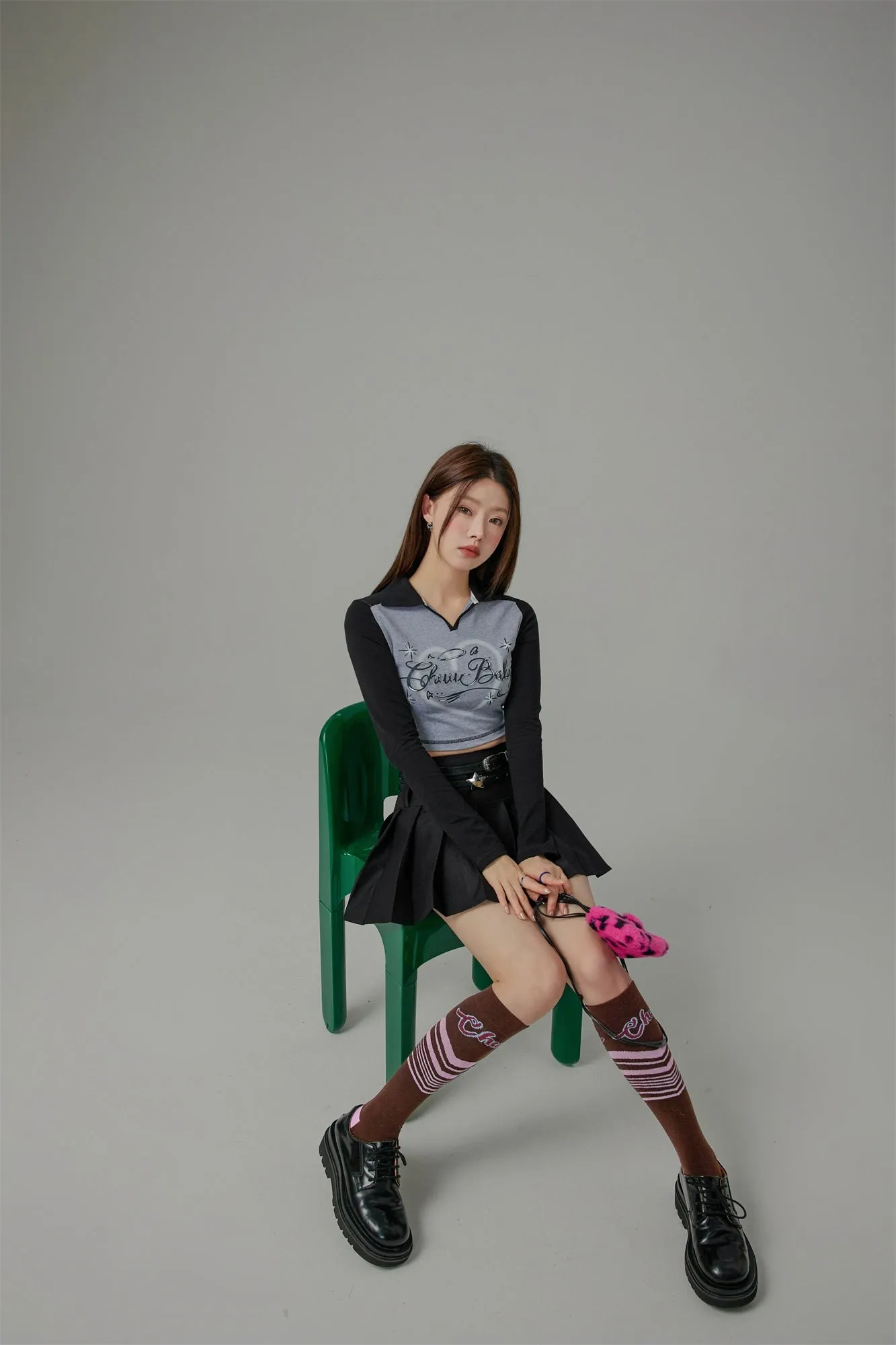 Sitting Around Peacefully Jacquard Knit Socks