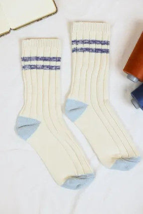 Socks Knit Nook White