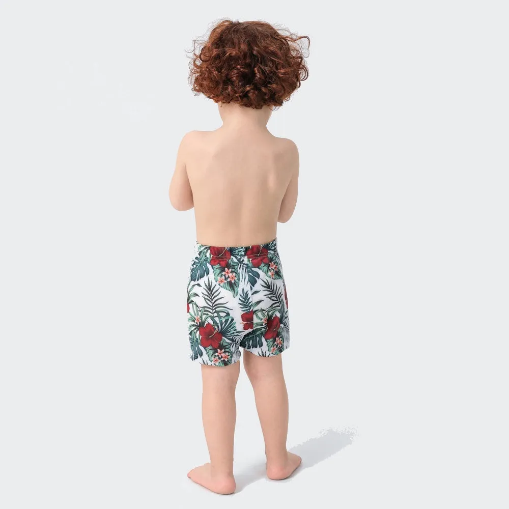 🎉Spring Sale 50% Off - Family Matching Red Flower Printed Swimsuits