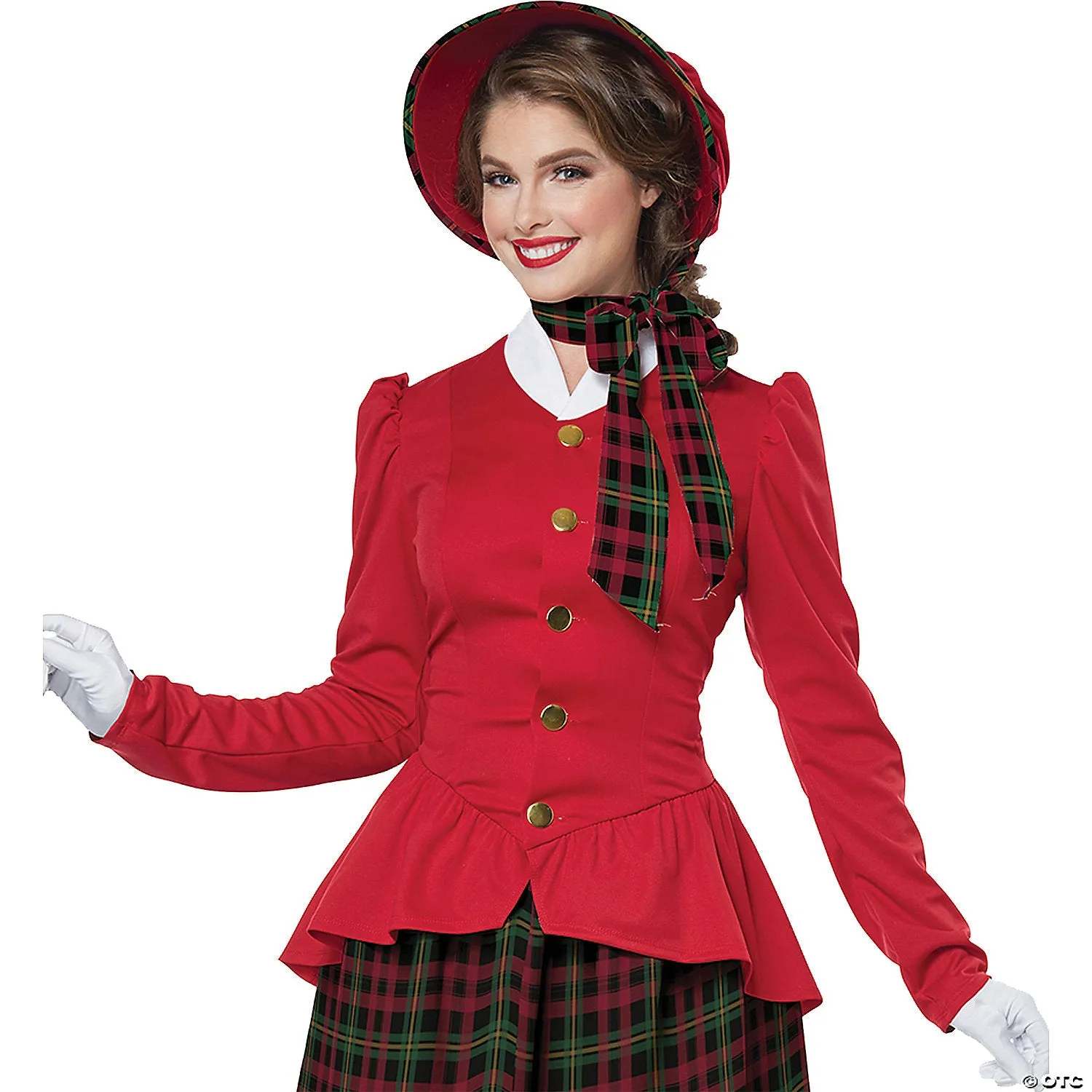Women's Holiday Caroler Costume