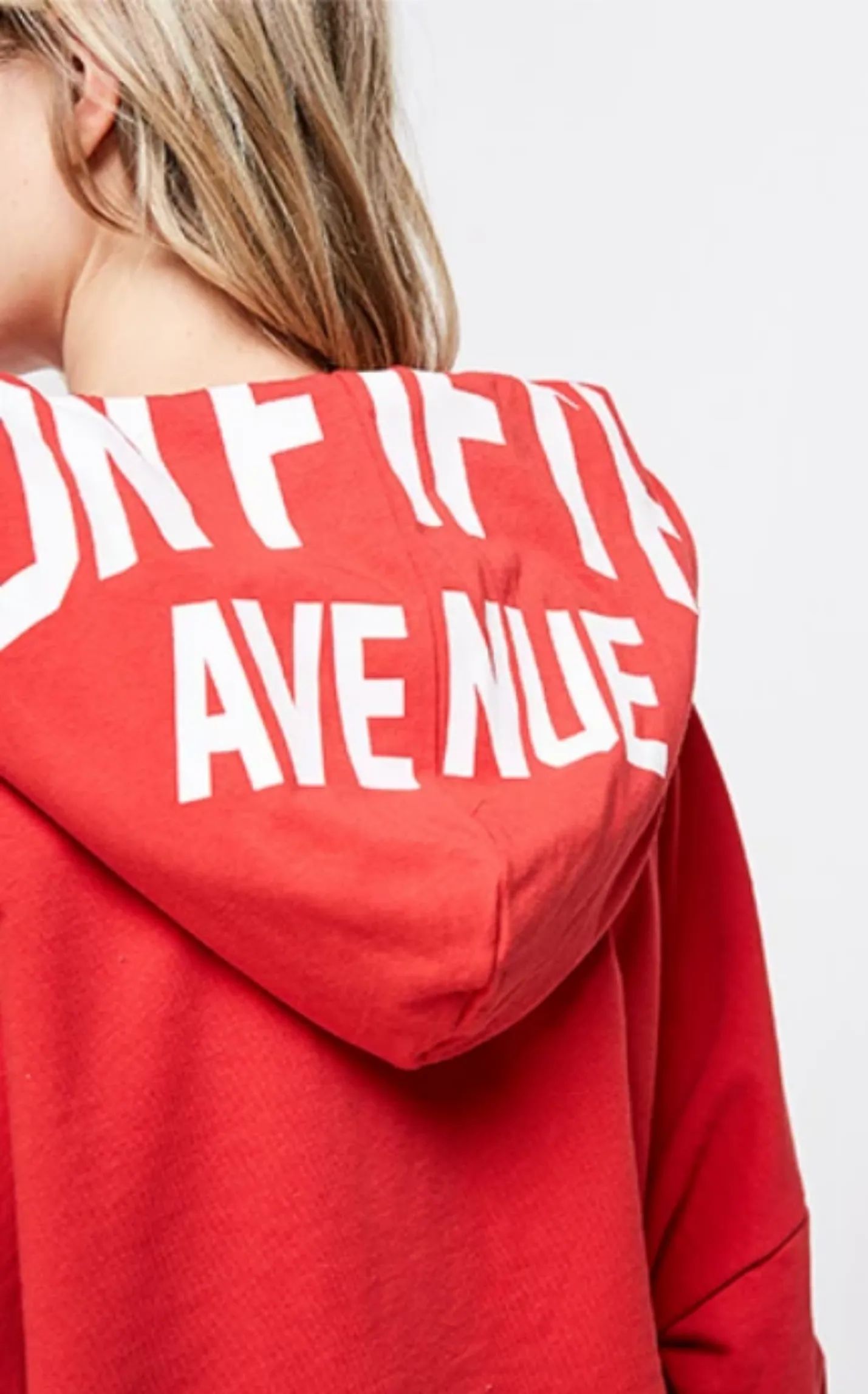 Women's Loose Hoodie With Print