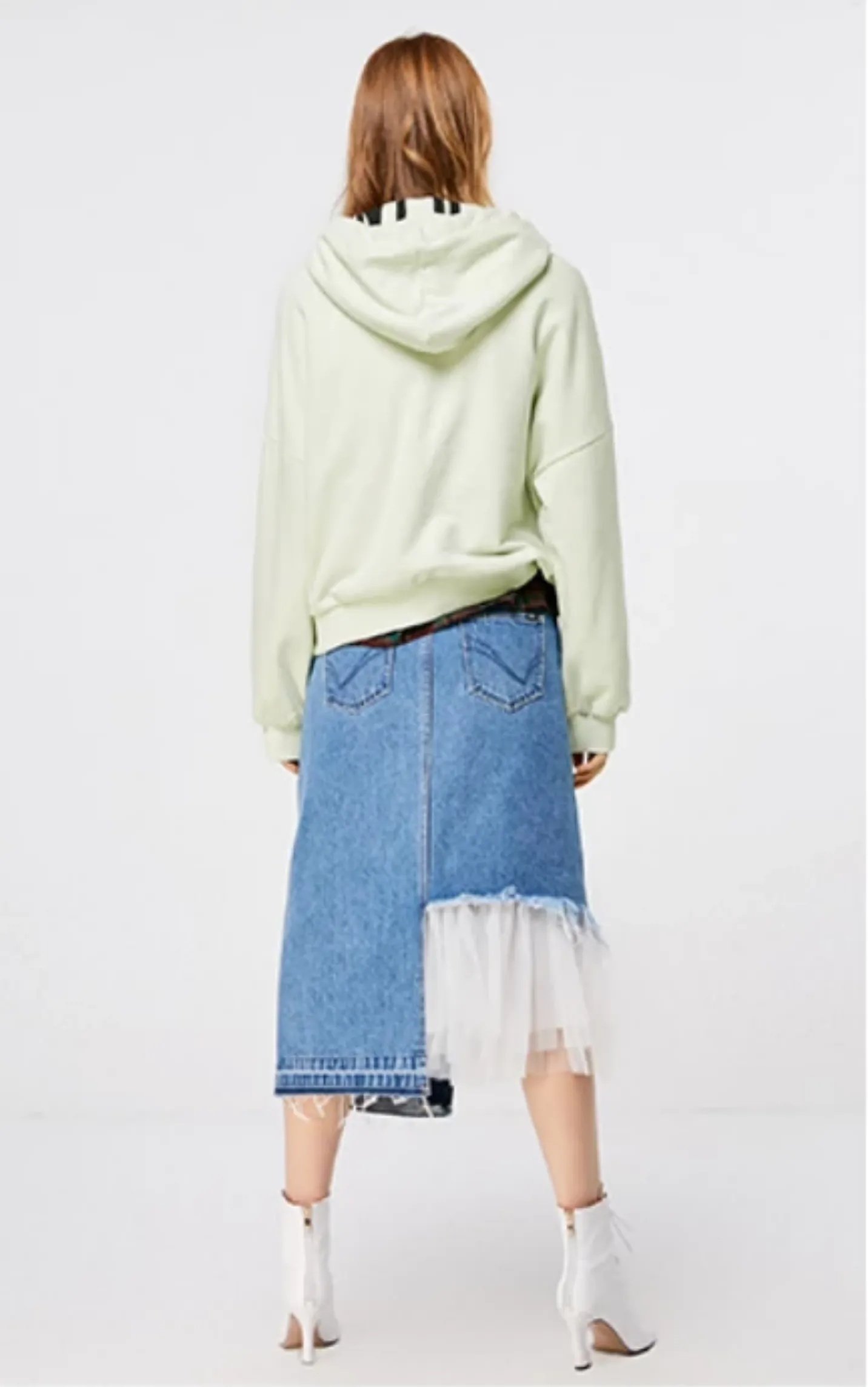 Women's Loose Hoodie With Print