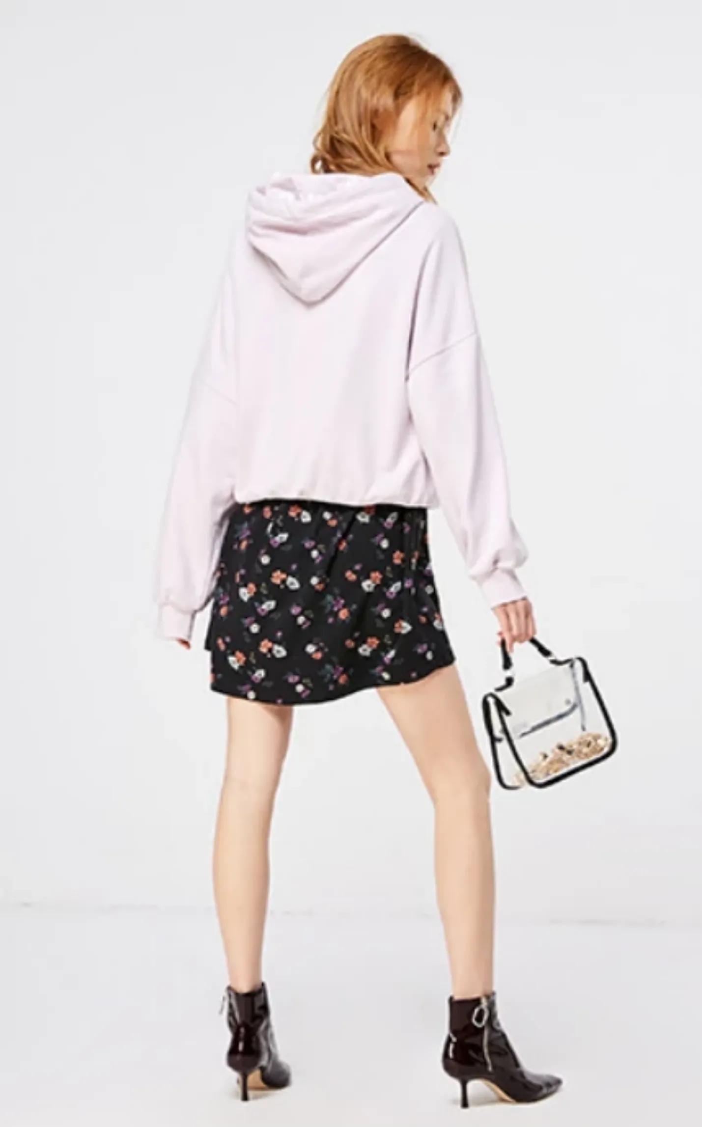 Women's Loose Hoodie With Print