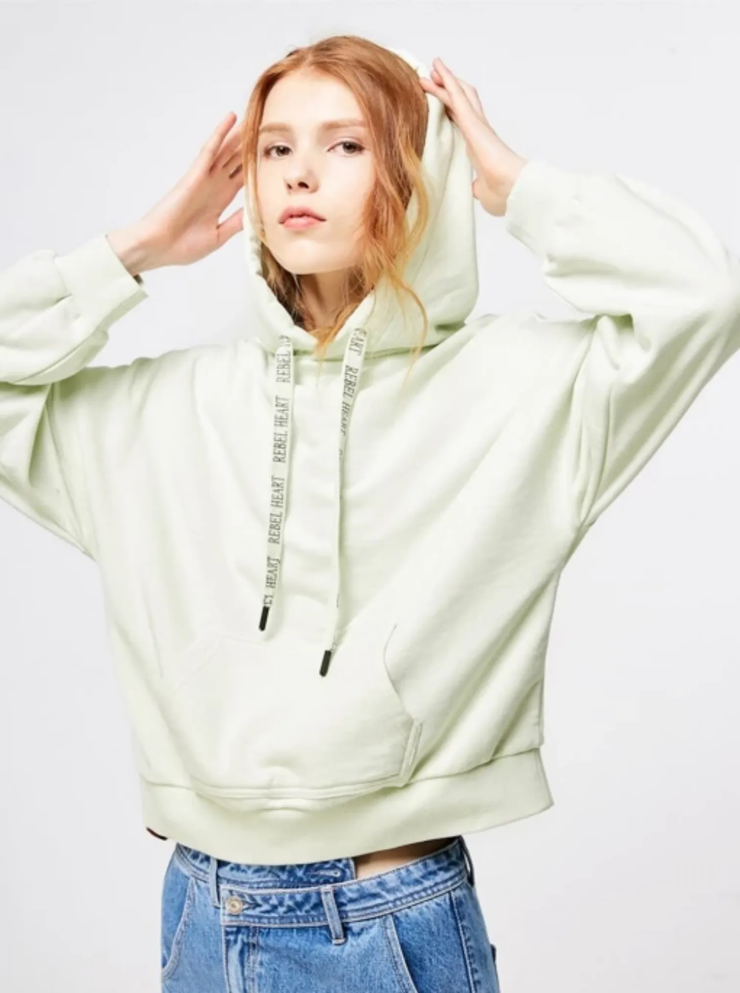 Women's Loose Hoodie With Print